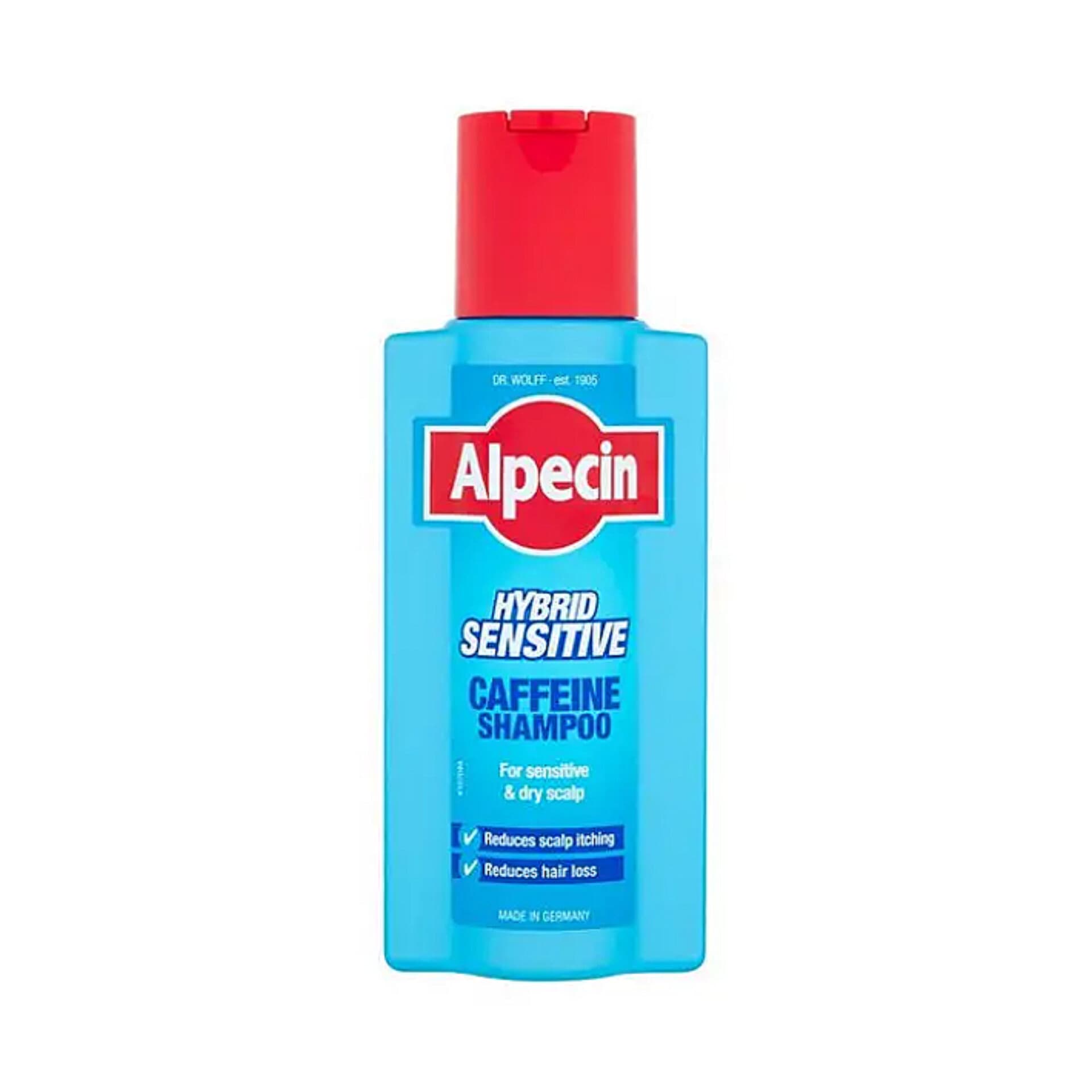 شامپو آلپسین Alpecin هیبرید کافئین Hybrid Caffeine ضد ریزش و آبرسان اصل