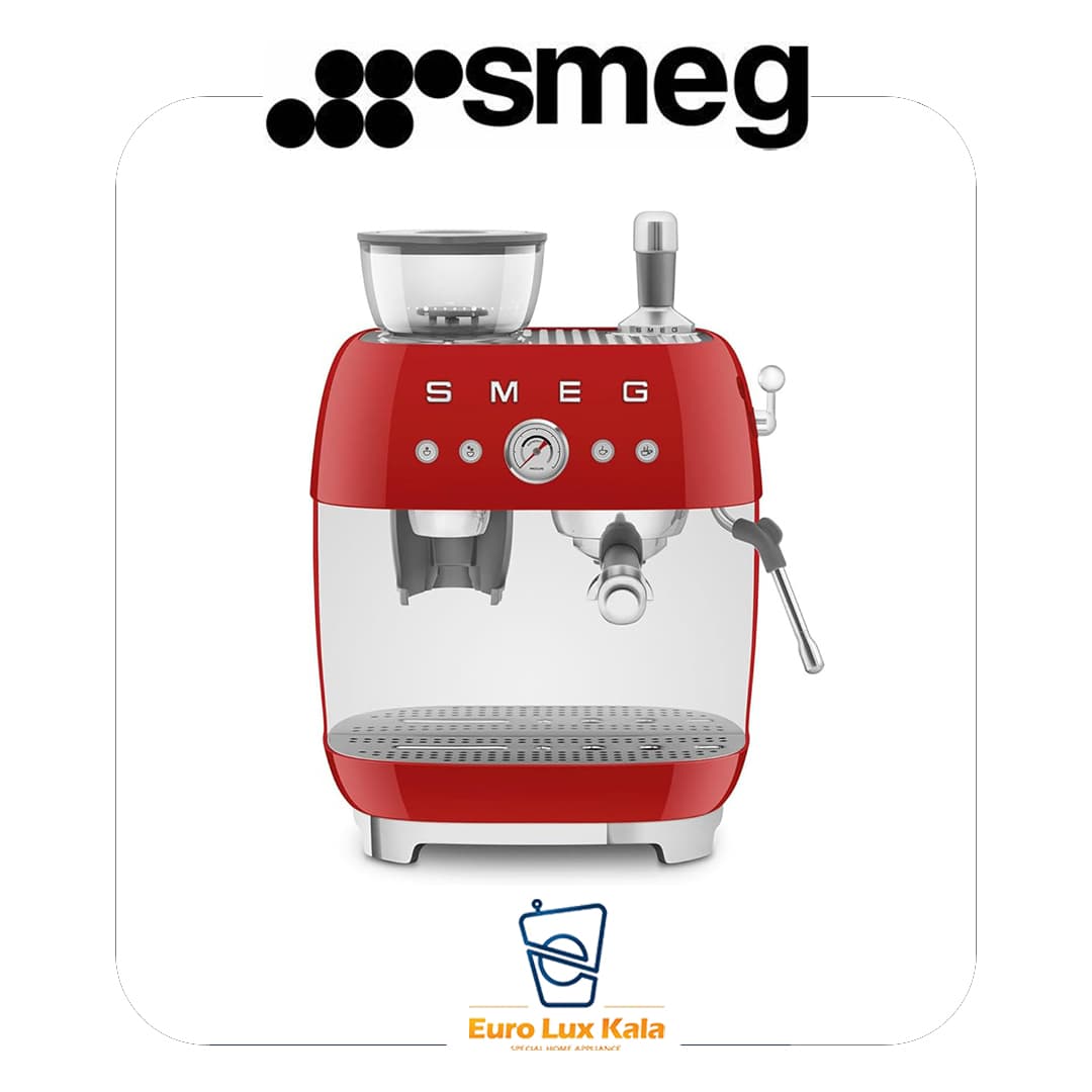 اسپرسو ساز اسمگ رنگ قرمز مدل SMEG EGF03RDEU(سفارش اروپا)