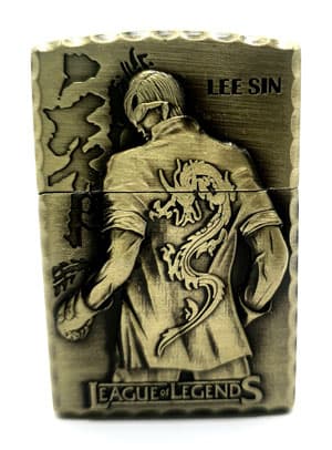 فندک زیپو طرح LEE SIN – طلایی