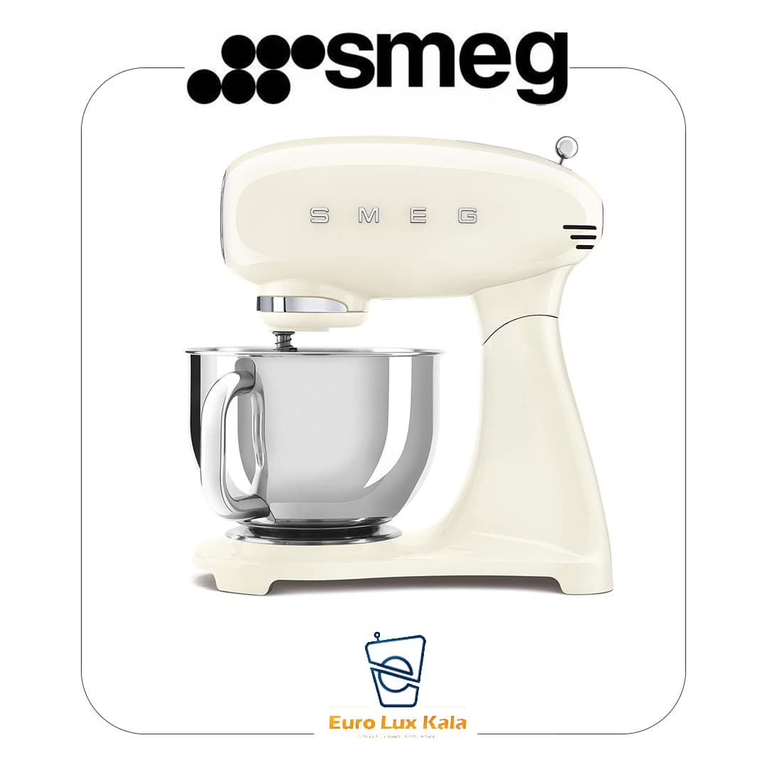 همزن اسمگ رنگ کرم مدل SMEG SMF03CR(سفارش اروپا)
