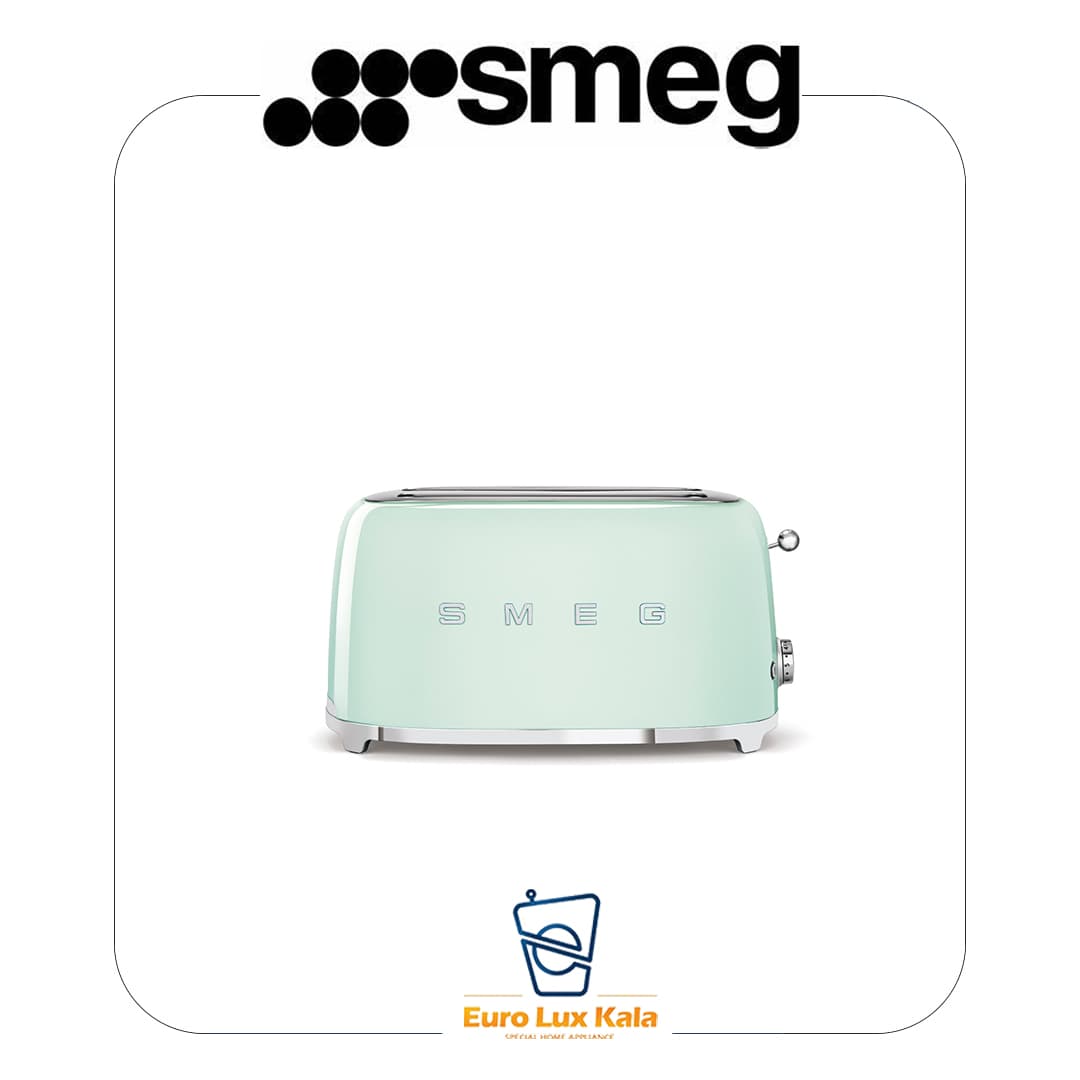 توستر 2 اسلایس بزرگ رنگ سبز پاستیلی اسمگ مدل SMEG TSF02PGEU(سفارش اروپا)