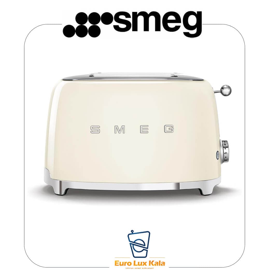 توستر 2 اسلایس کوچک رنگ کرم اسمگ مدل SMEG TSF01 CR(سفارش اروپا)