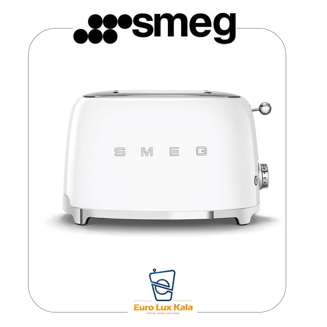 توستر 2 اسلایس کوچک رنگ سفید اسمگ مدل SMEG TSF01 WH(سفارش اروپا)