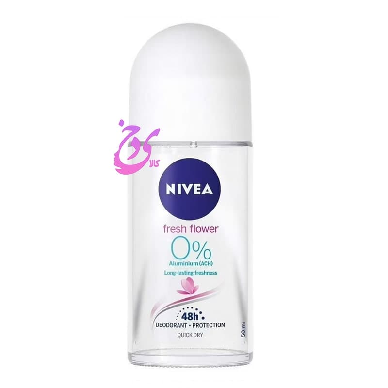 مام رول زنانه نیوآ مدل Nivea Fresh Flower حجم 50 میلی لیتر