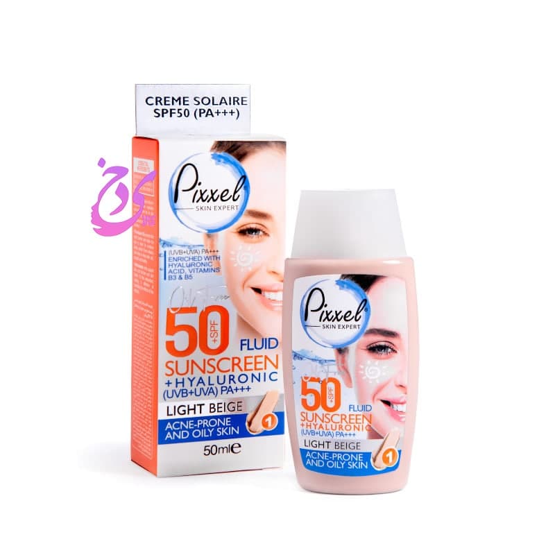 کرم ضد آفتاب بژ روشن پیکسل مناسب پوست چرب pixxel Sun screen