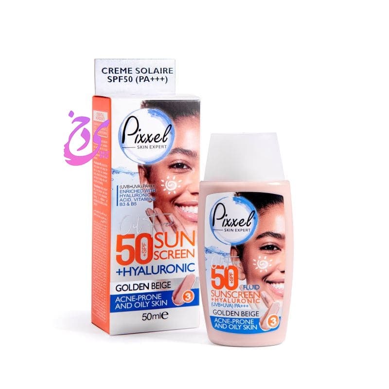 کرم ضد آفتاب بژ طلایی پیکسل مناسب پوست چرب pixxel Sun screen
