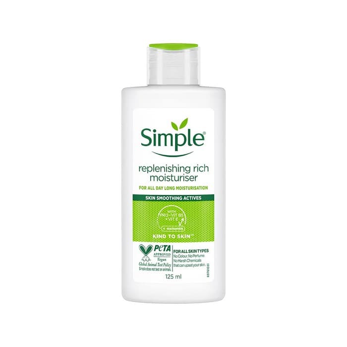 کرم آبرسان و مرطوب کننده سیمپل Simple مدل ریچ پوست خشک