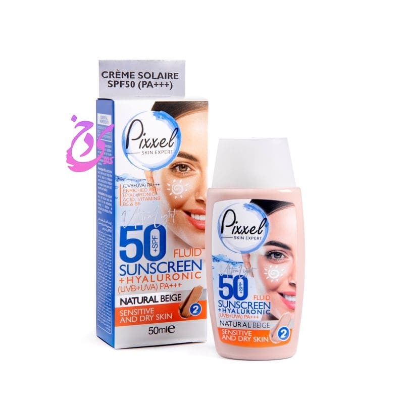 کرم ضد آفتاب بژ طبیعی پیکسل مناسب پوست خشک pixxel Sun screen