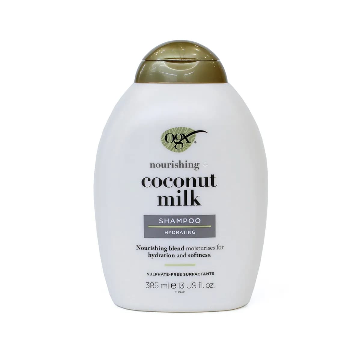 شامپو او جی ایکس OGX مدل شیر نارگیل Coconut Milk برای موهای فر اصل 385 میل — تصویر ۳