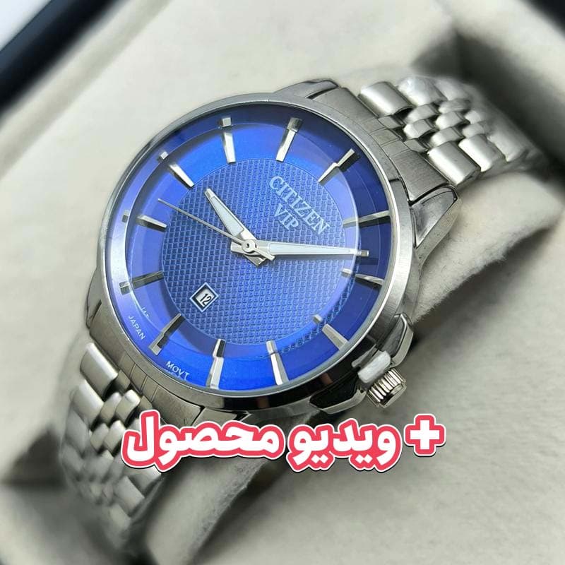 ساعت زنانه سیتیزن – تاریخ دار – صفحه آبی -122603 — تصویر ۲
