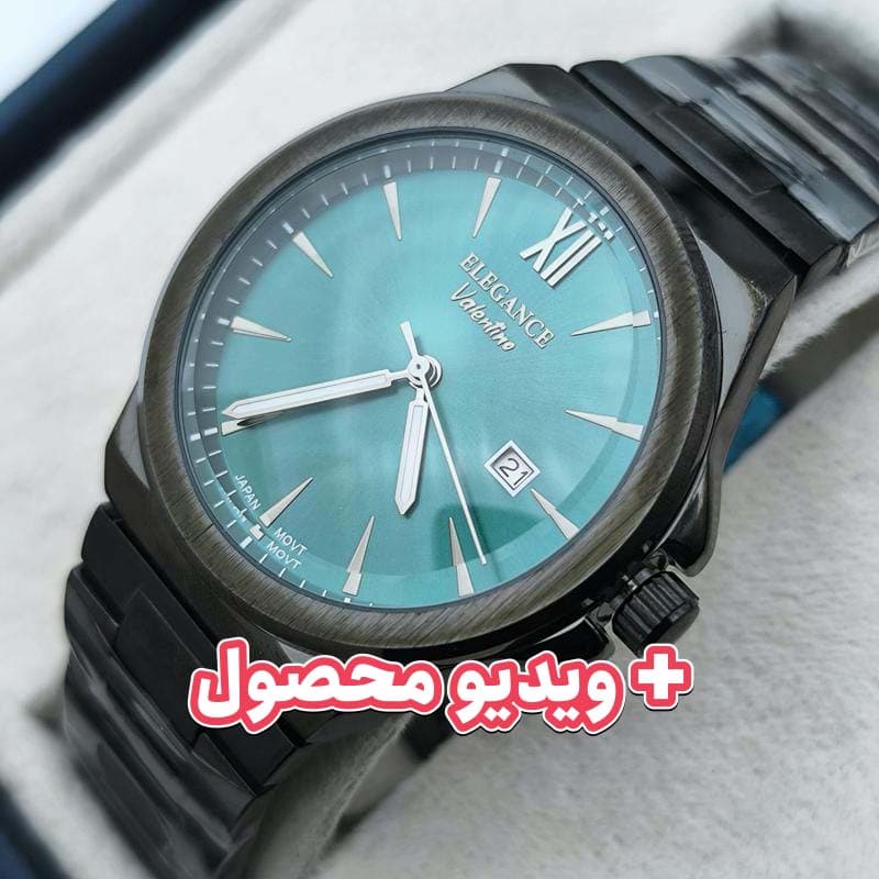 ساعت مردانه الگانس کلاسیک موتور ژاپن – تاریخ دار – کیفیت مستر – 229801 — تصویر ۲