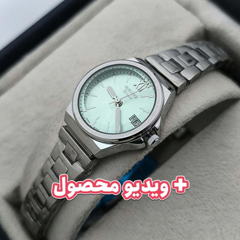ساعت زنانه الگانس کلاسیک موتور ژاپن – تاریخ دار – کیفیت مستر و ظریف – 229501