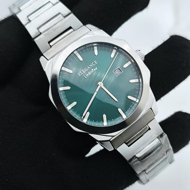ساعت مردانه الگانس کلاسیک موتور ژاپن – تاریخ دار – کیفیت مستر – 229001 — تصویر ۵