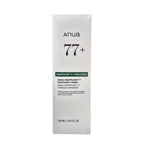 تونر آبرسان و تسکین‌دهنده Anua Heartleaf 77% + Hyaluron حجم 150 میلی‌لیتر — تصویر ۵