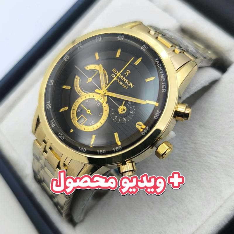 ساعت مردانه رومانسون کرنوگراف – تاریخ دار – سه موتور فعال – 212801