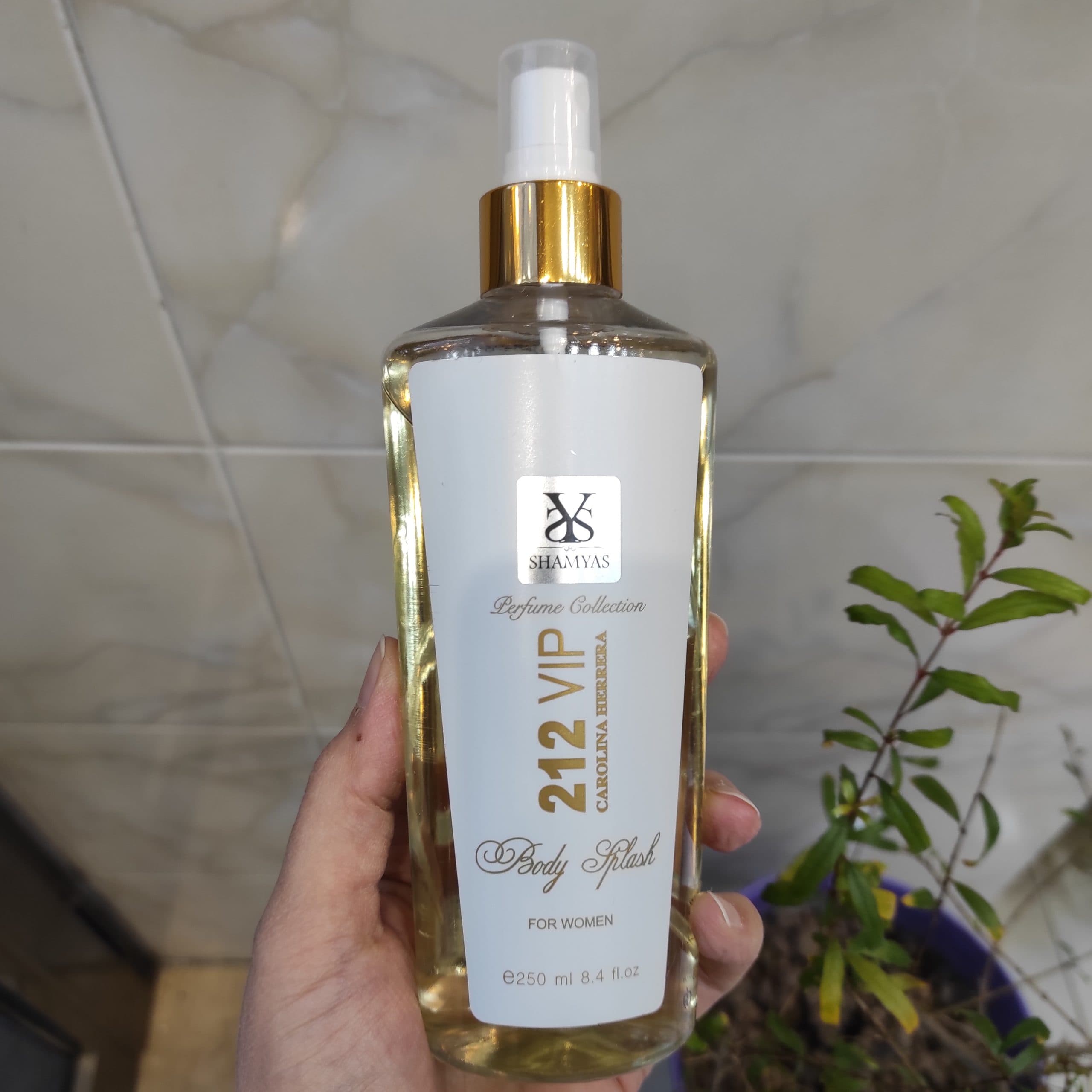 بادی اسپلش ۲۱۲ وی آی پی زنانه شمیاس | Carolina Herrera 212 VIP Women حجم 250 میلی