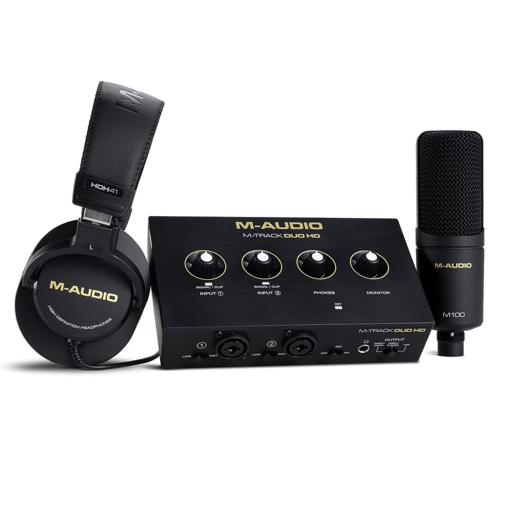 پکیج استودیویی M-AUDIO M-Track Duo HD Producer Pack
