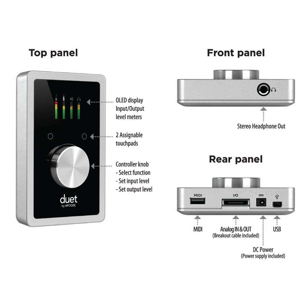 کارت صدا دست دوم Apogee Duet — تصویر ۹