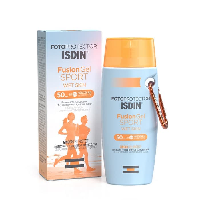 ژل ضد آفتاب ایزدین Isdin ورزشی مدل فیوژن اسپرت Fusion Gel Sport