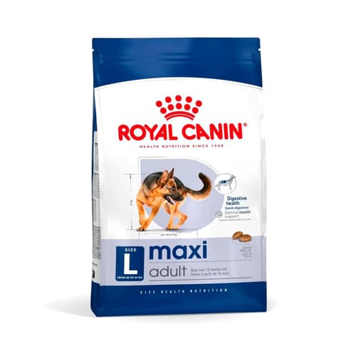 غذای خشک سگ نژاد بزرگ رویال کنین Royal Canin Maxi Adult وزن 15 کیلوگرم — تصویر ۲