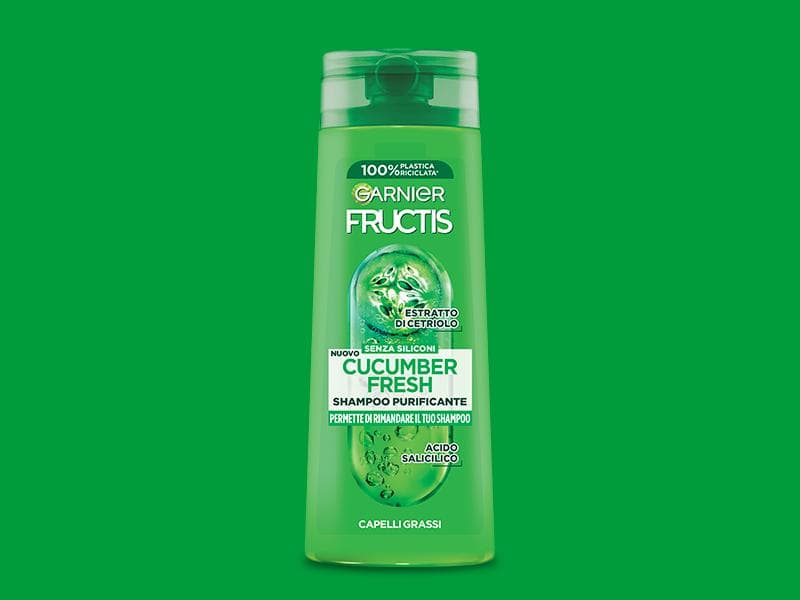 شامپو گارنیر مناسب موی چرب Cucumber Fresh
