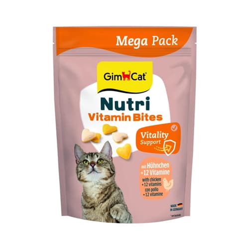قرص مولتی ویتامین گربه جیم کت مرغ GimCat Vitamin وزن 425 گرم