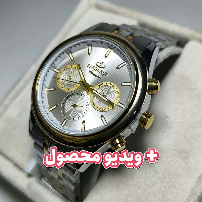 ساعت مردانه الگانس فول تایم ژاپن – رنگ ثابت – ضد آب – 103902