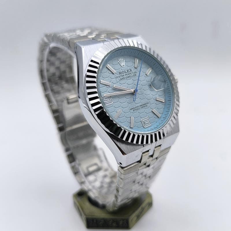 ساعت مردانه رولکس Oyster Perpetual دیت جاست – تاریخ دار – 205701 — تصویر ۴