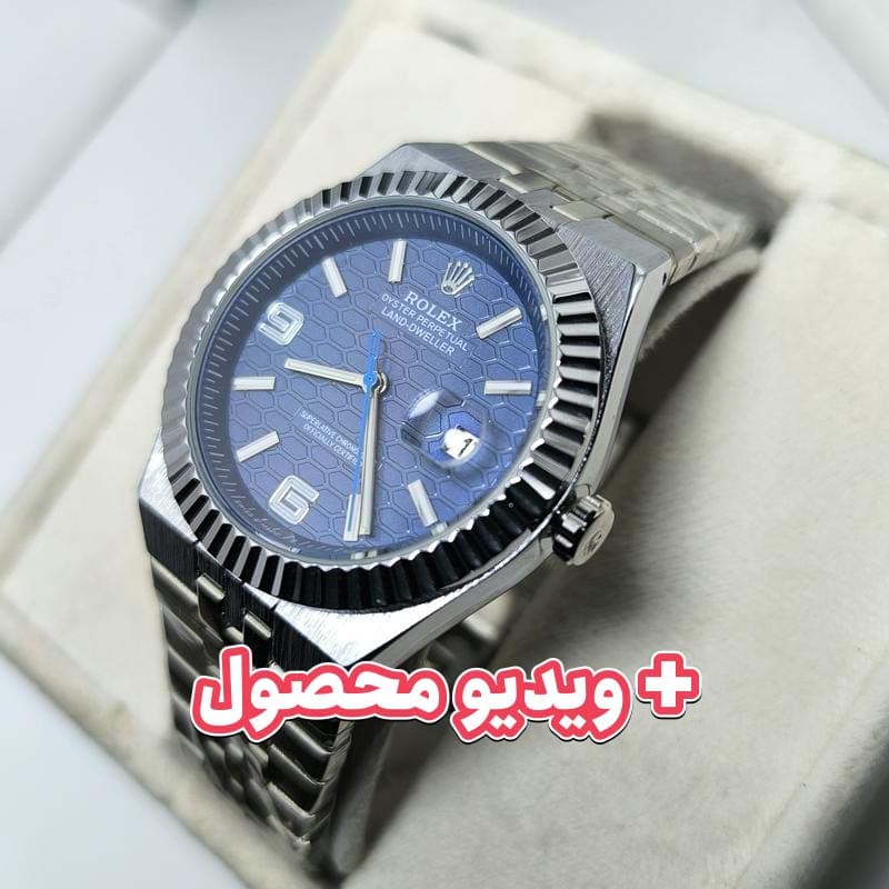 ساعت مردانه رولکس Oyster Perpetual دیت جاست – تاریخ دار – 205101