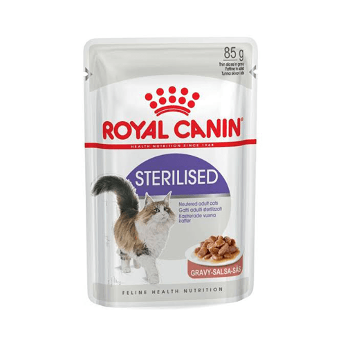 پوچ گربه رویال کنین عقیم شده در ژل Royal Canin Sterilised وزن 85 گرم