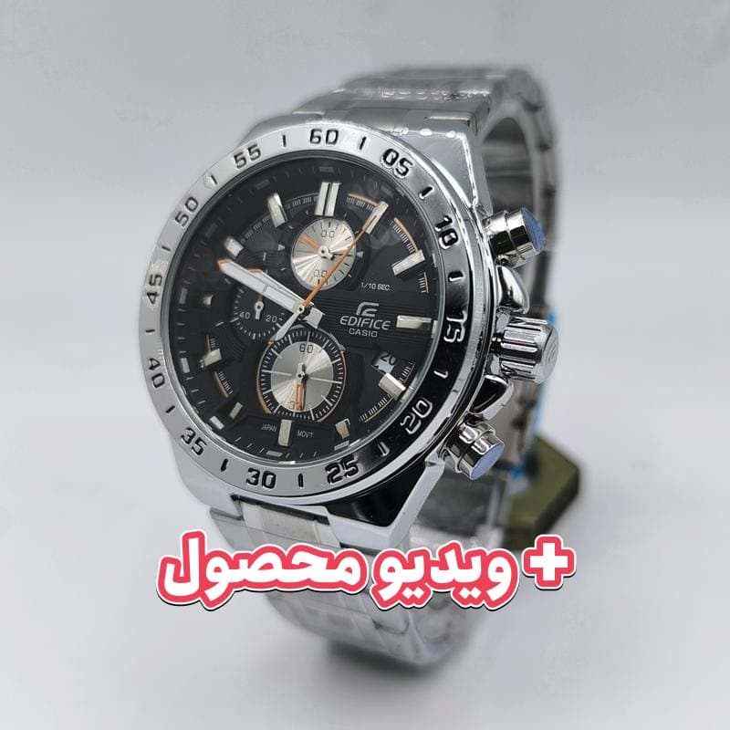 ساعت مردانه کاسیو ادیفایس کرنوگراف – صفحه مشکی – 119902