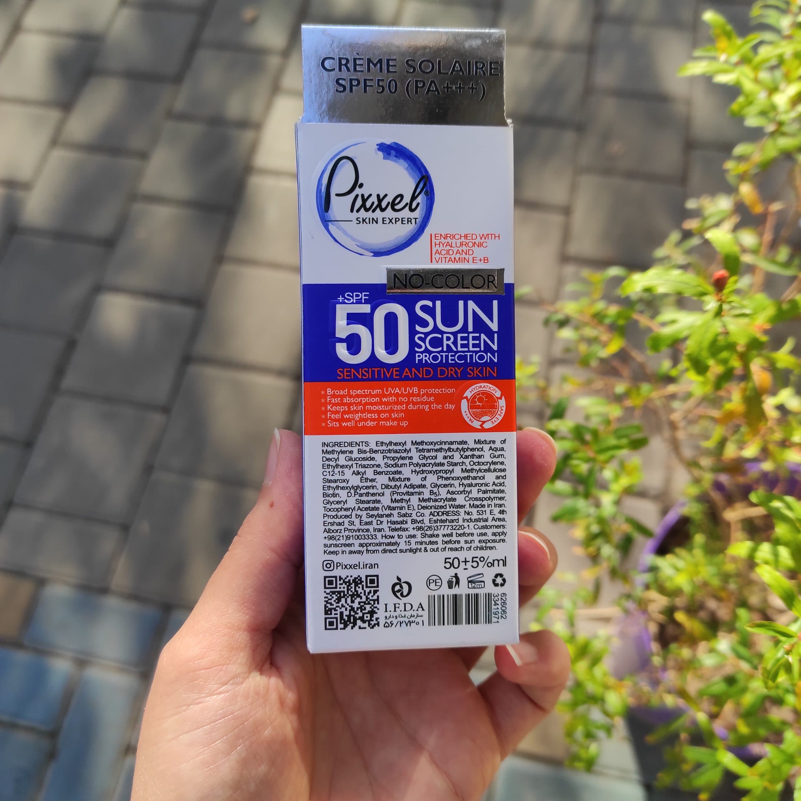 ضدآفتاب بیرنگ پیکسل SPF50 مدل Sensitive، مناسب پوست‌های خشک و حساس، حجم 50 میلی‌لیتر — تصویر ۴