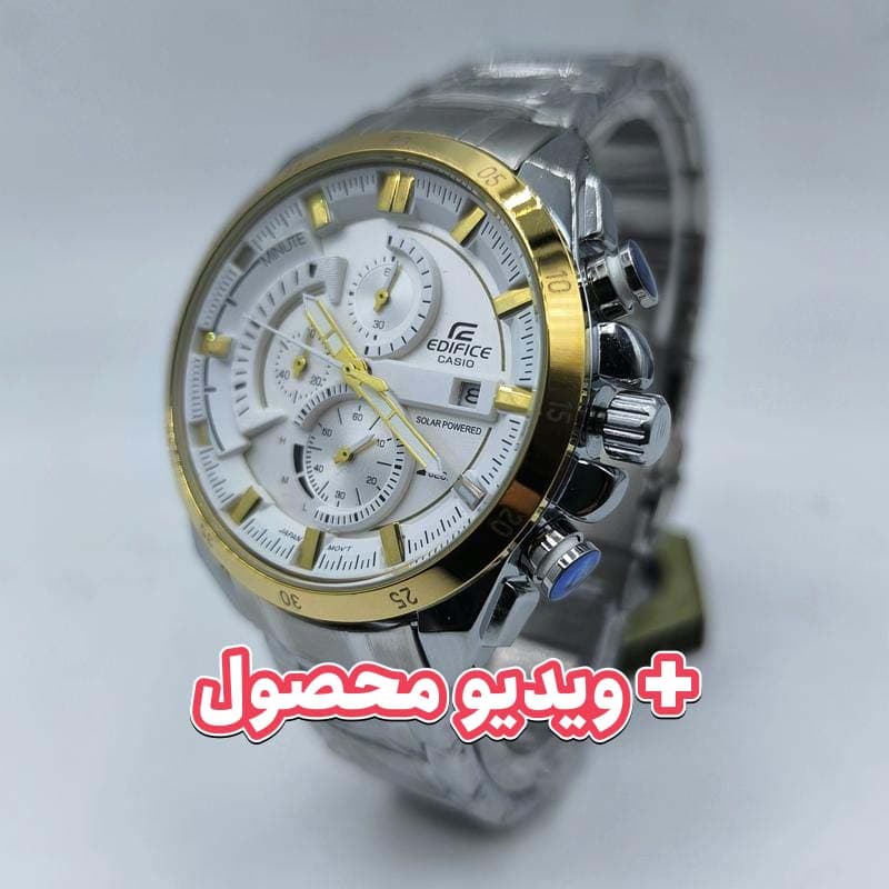 ساعت مردانه کاسیو ادیفایس کرنوگراف – صفحه سفید – 114702