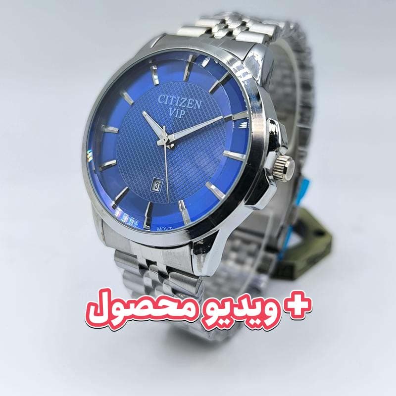 ساعت مردانه سیتیزن – تاریخ دار – صفحه آبی – 105402