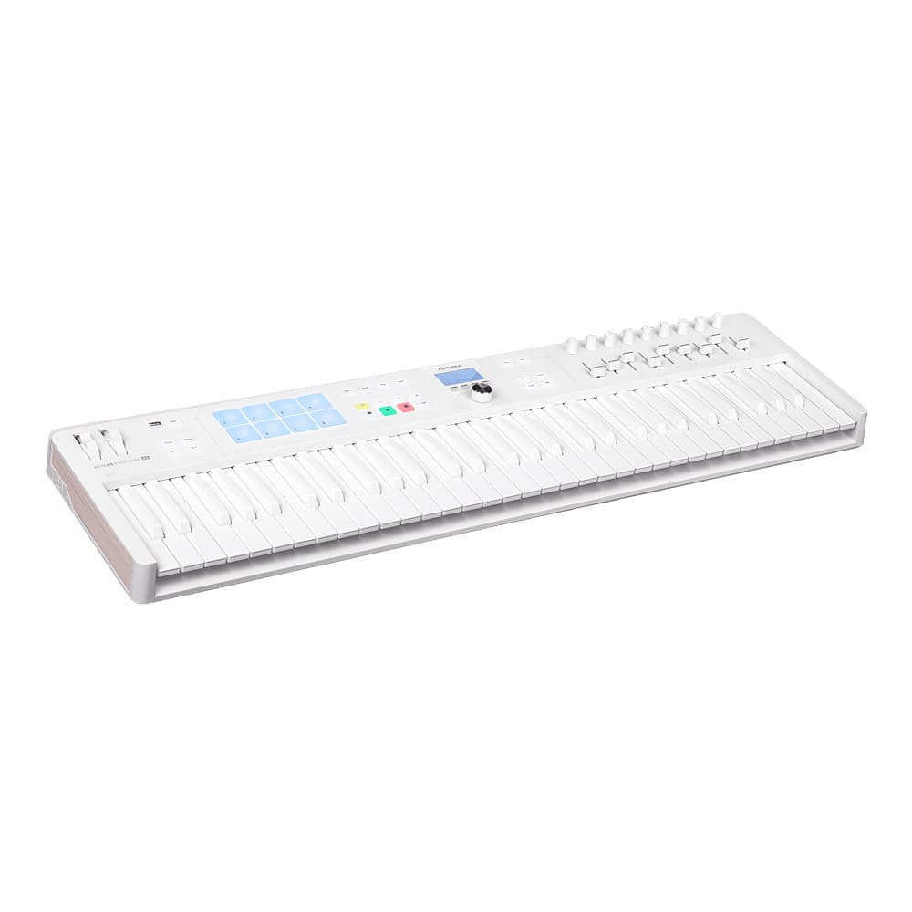 میدی کیبورد کنترلر ARTURIA KeyLab Essential 61 MK3 Alpine White