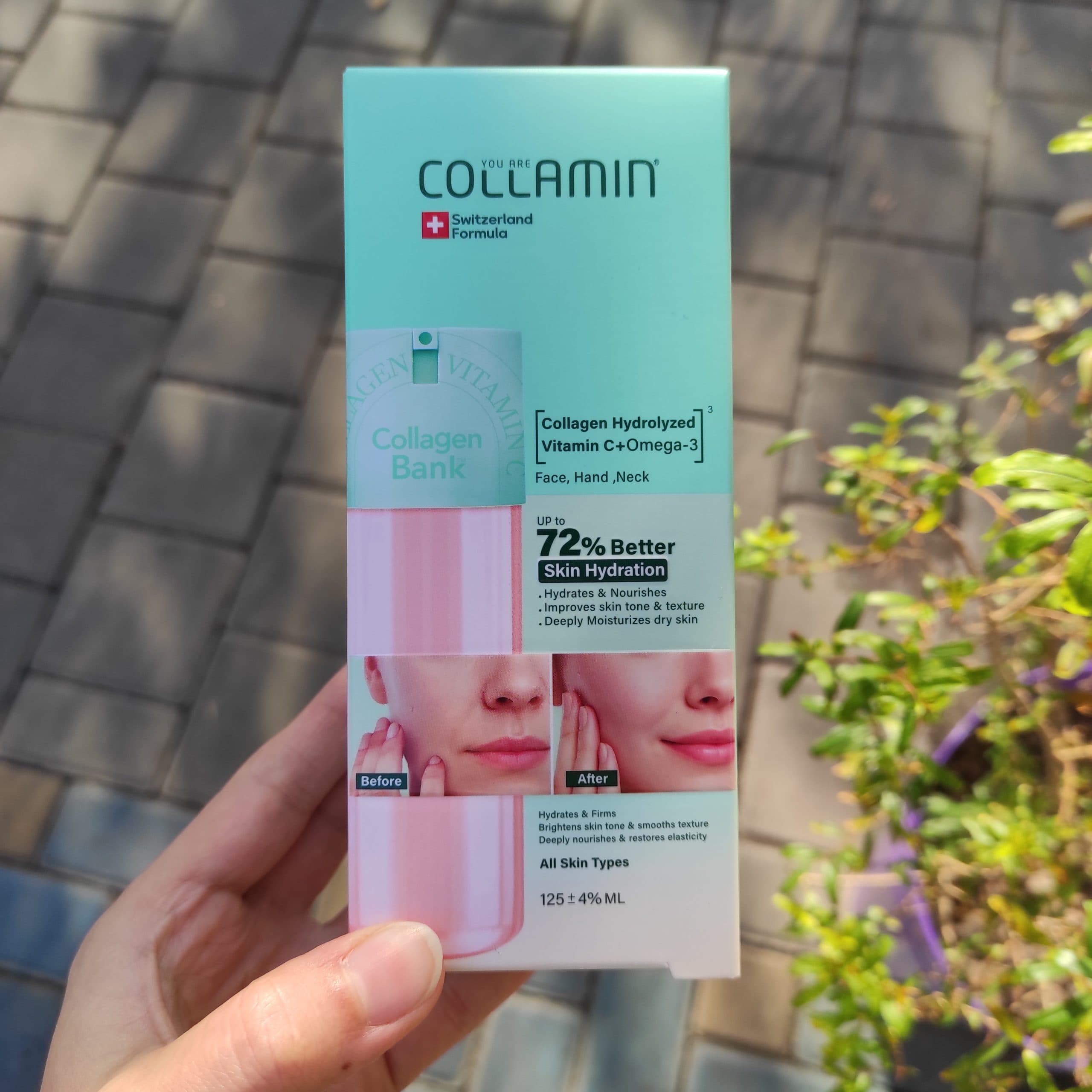 کرم مرطوب کننده کلاژن بانک امگا 3 کلامین COLLAMIN