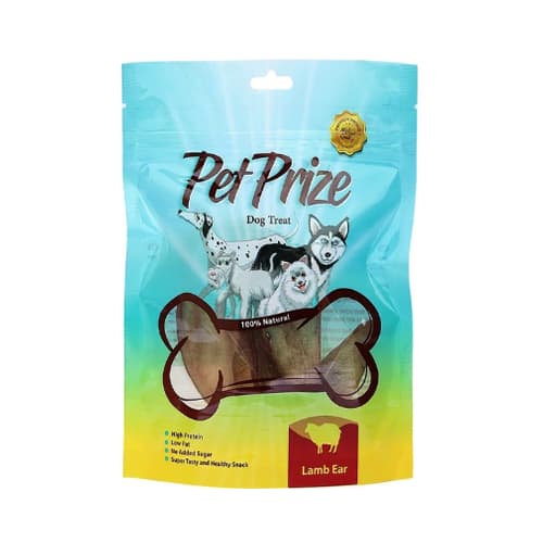 تشویقی سگ پت پرایز گوش گاو Pet Prize تعداد 2 عدد