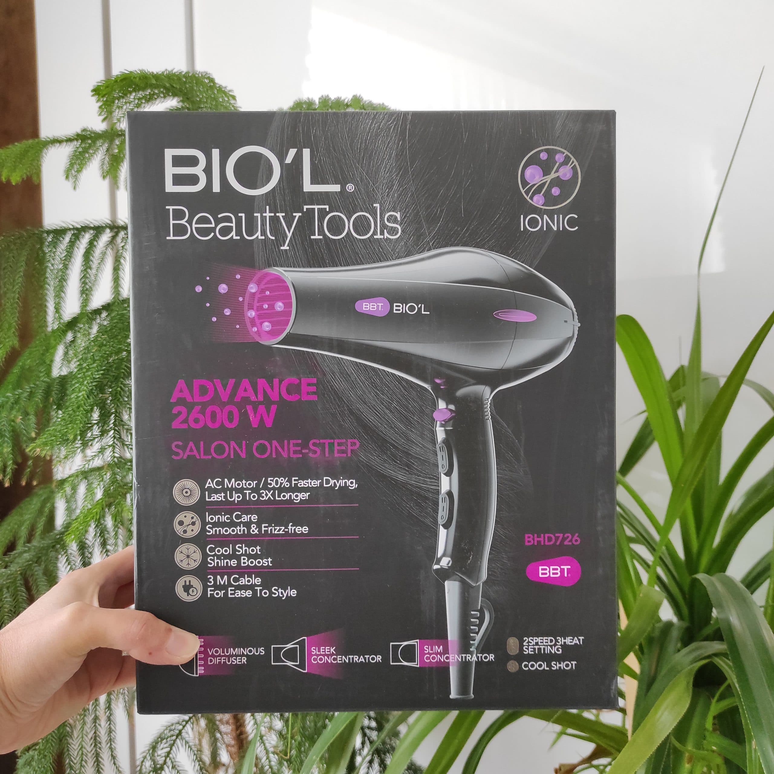سشوار حرفه ای بیول 2600W مدل BHD726