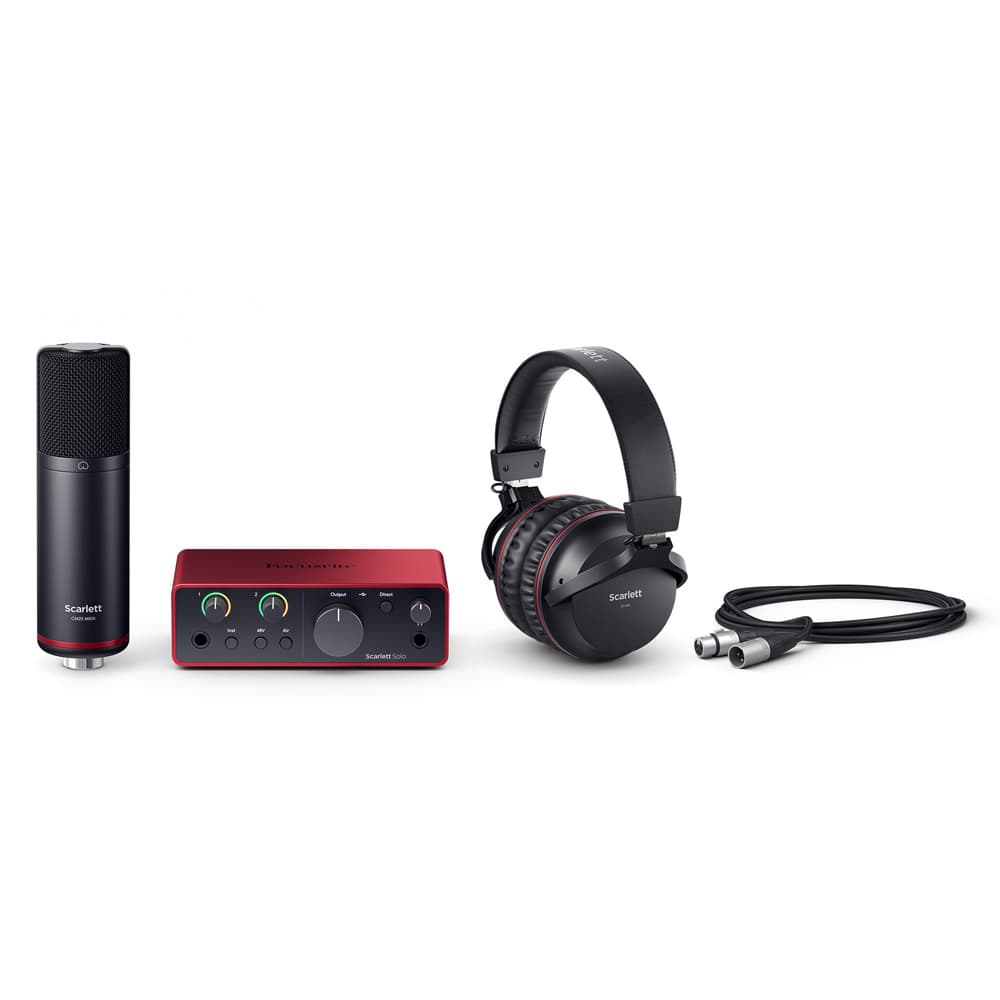 پکیج استودیویی Focusrite Scarlett Solo Studio 4th Generation — تصویر ۶