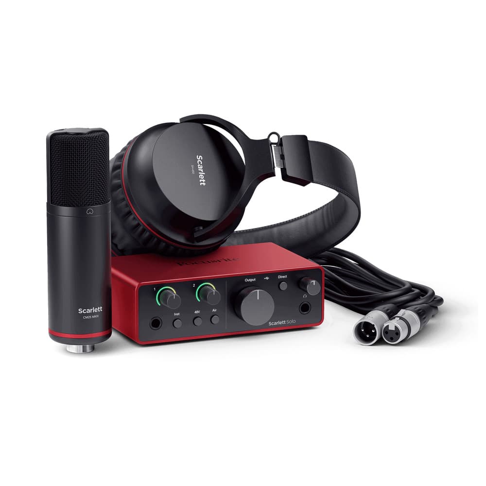پکیج استودیویی Focusrite Scarlett Solo Studio 4th Generation — تصویر ۲