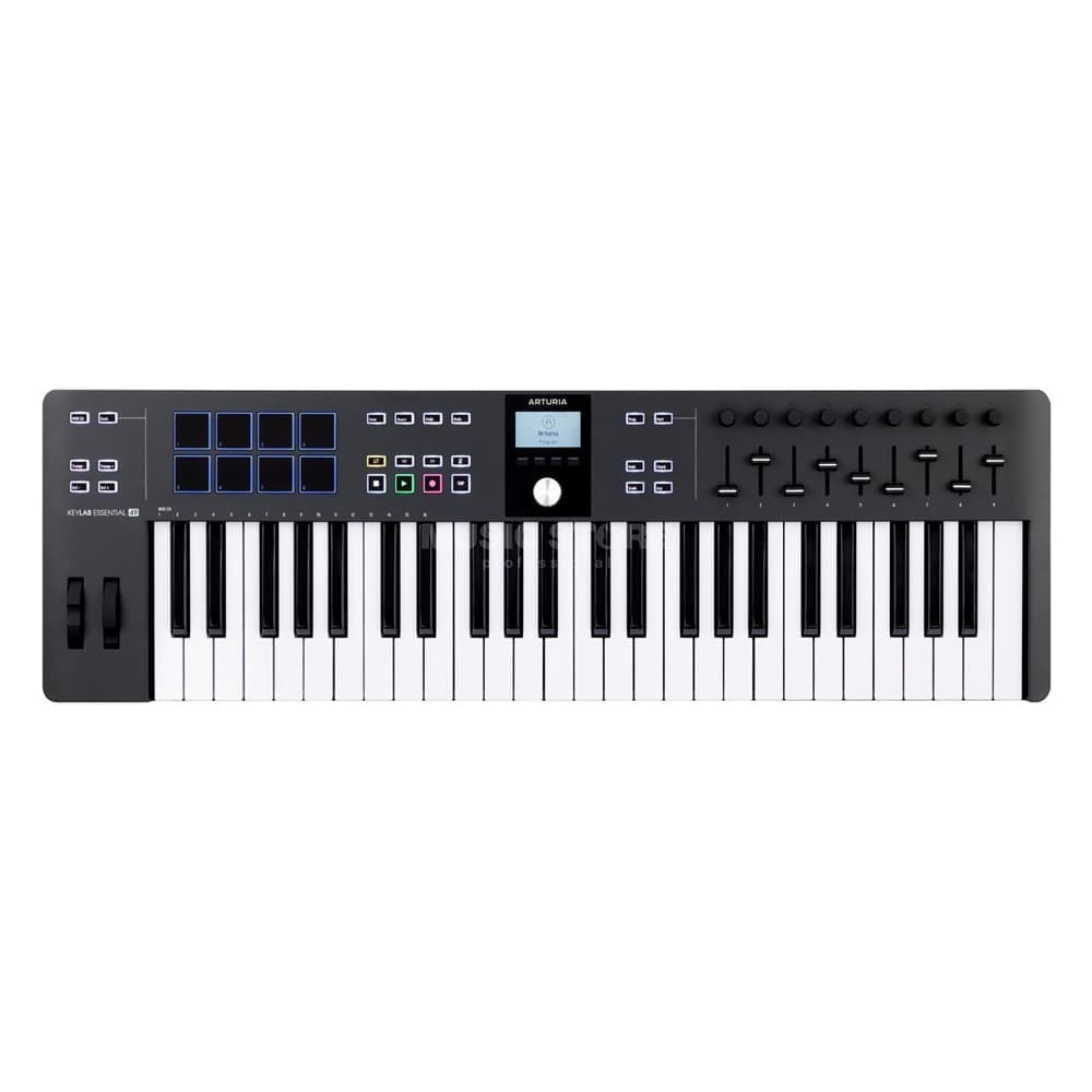 میدی کیبورد کنترلر ARTURIA KeyLab Essential 88 MK3 Black Edition — تصویر ۴