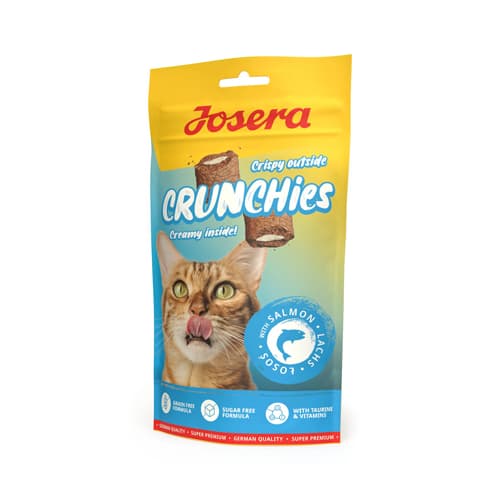 تشویقی گربه کرانچی جوسرا ماهی سالمون Josera وزن 60 گرم