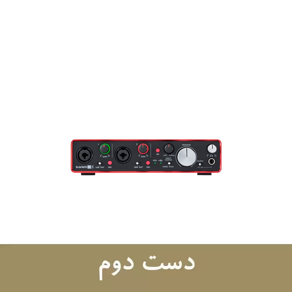 کارت صدا دست دوم Focusrite Scarlett 2i4 G2