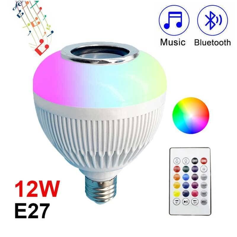 لامپ LED اسپیکر دار بلوتوثی Music Bulb + ریموت کنترل