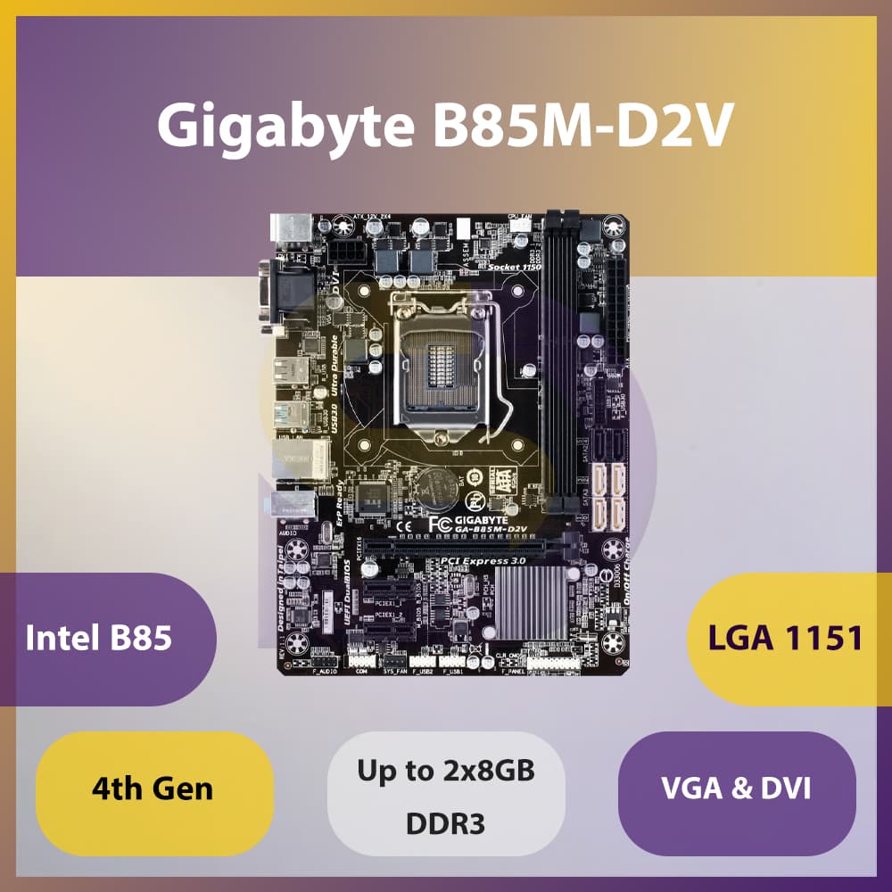 مادربرد Gigabyte B85M-D2V
