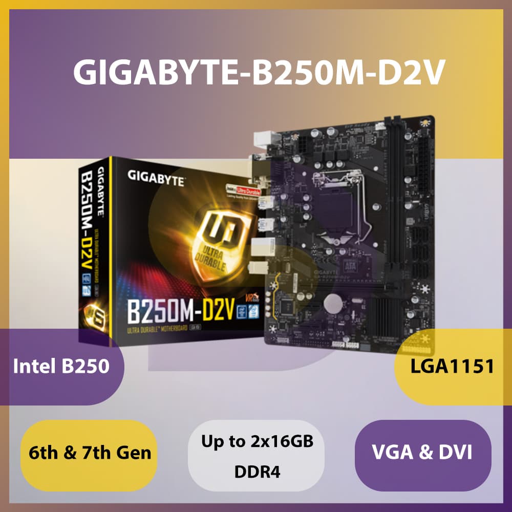 مادربرد GIGABYTE B250-D2V