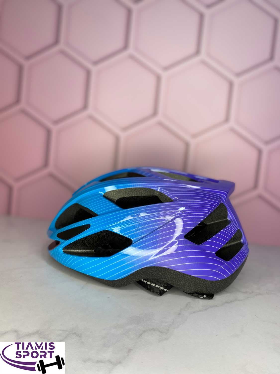 کلاه اسکیت مدل MV28 | بنفش آبی