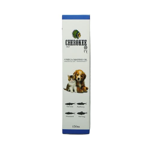 روغن ماهی سگ و گربه چروکی Cherokee حجم 150 میل