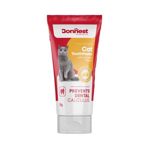 خمیر دندان گربه بونست پنیر Bonnest وزن 50 گرم