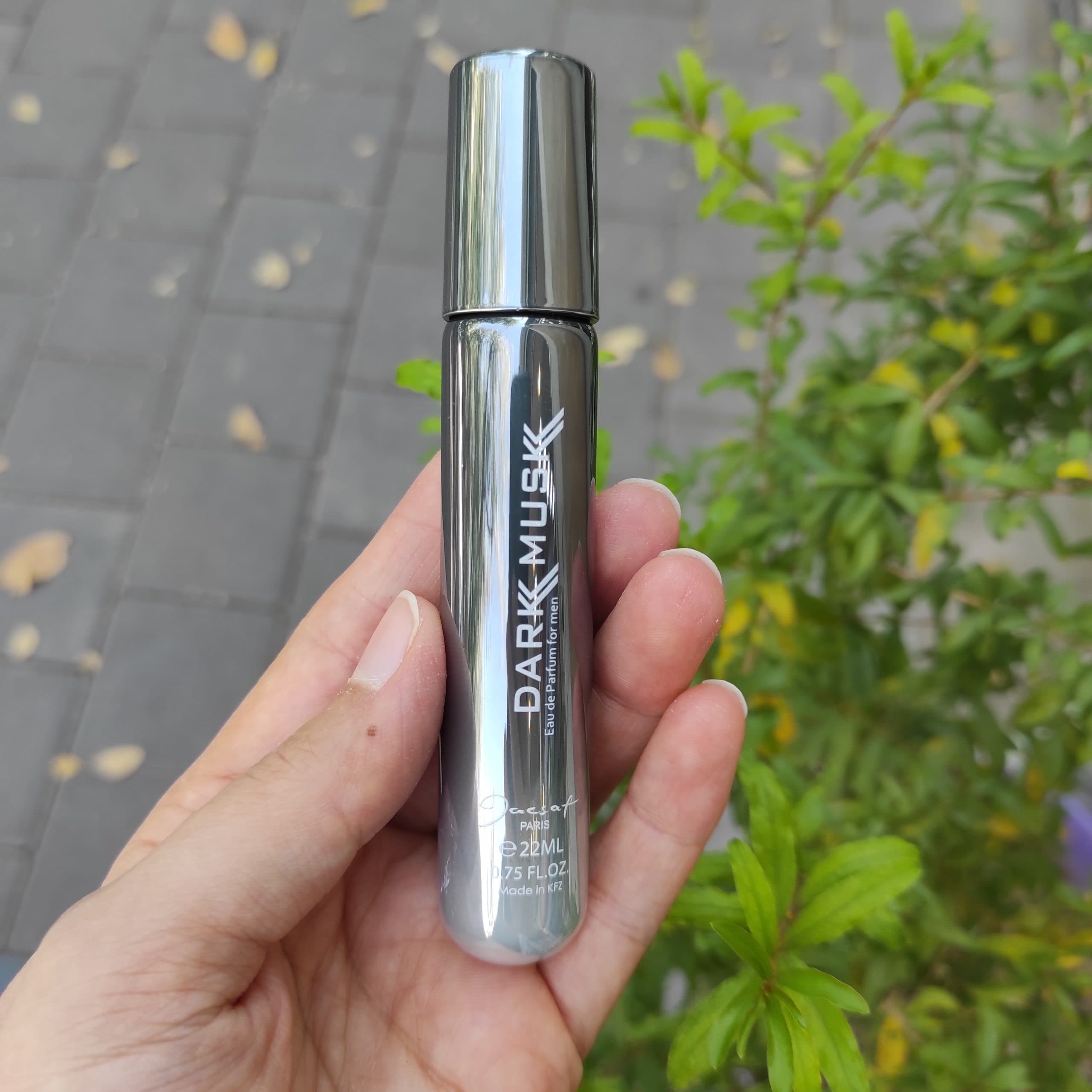 عطر جیبی دارک ماسک (Dark Musk) برند ژک ساف (Jacsaf) – مردانه 22میلی لیتر